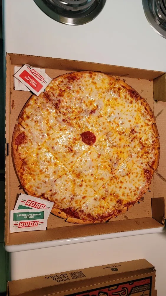 Thin Crust Pepperoni Pizza
